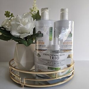 Spanish Garden Strengthening Bioton Trio Shampoo 32Fl, Conditioner , Serum 4Floz